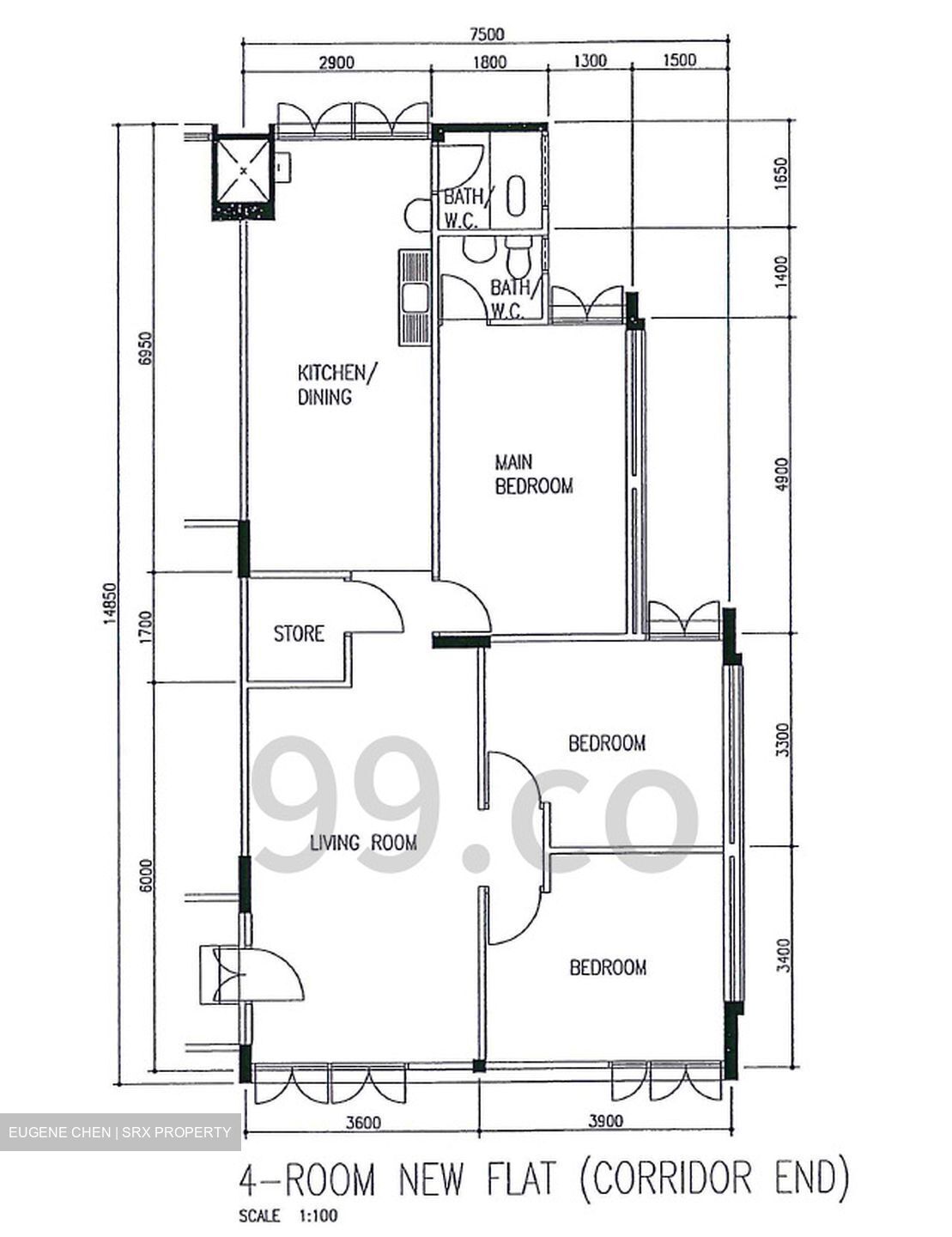 Blk 522 Ang Mo Kio Avenue 5 (Ang Mo Kio), HDB 4 Rooms #567665341